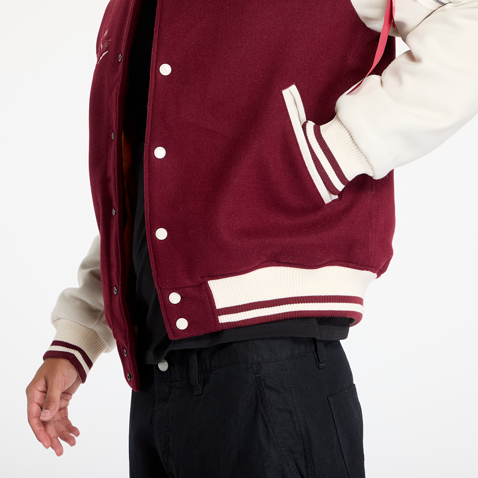 Vestes pour hommes Alpha Industries Varsity Air Force Jacket Burgundy