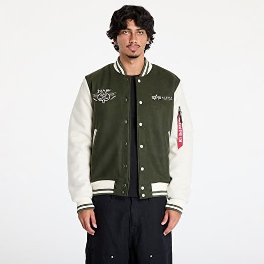 Alpha Industries Varsity Air Force Jacket Dark Olive