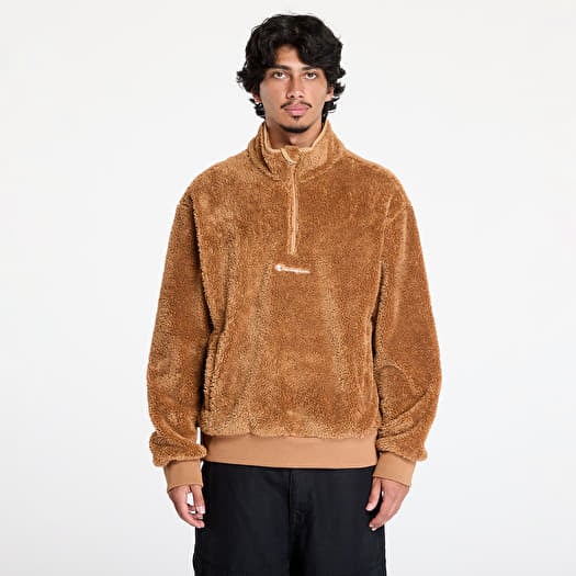 Champion Half Zip Top Brown