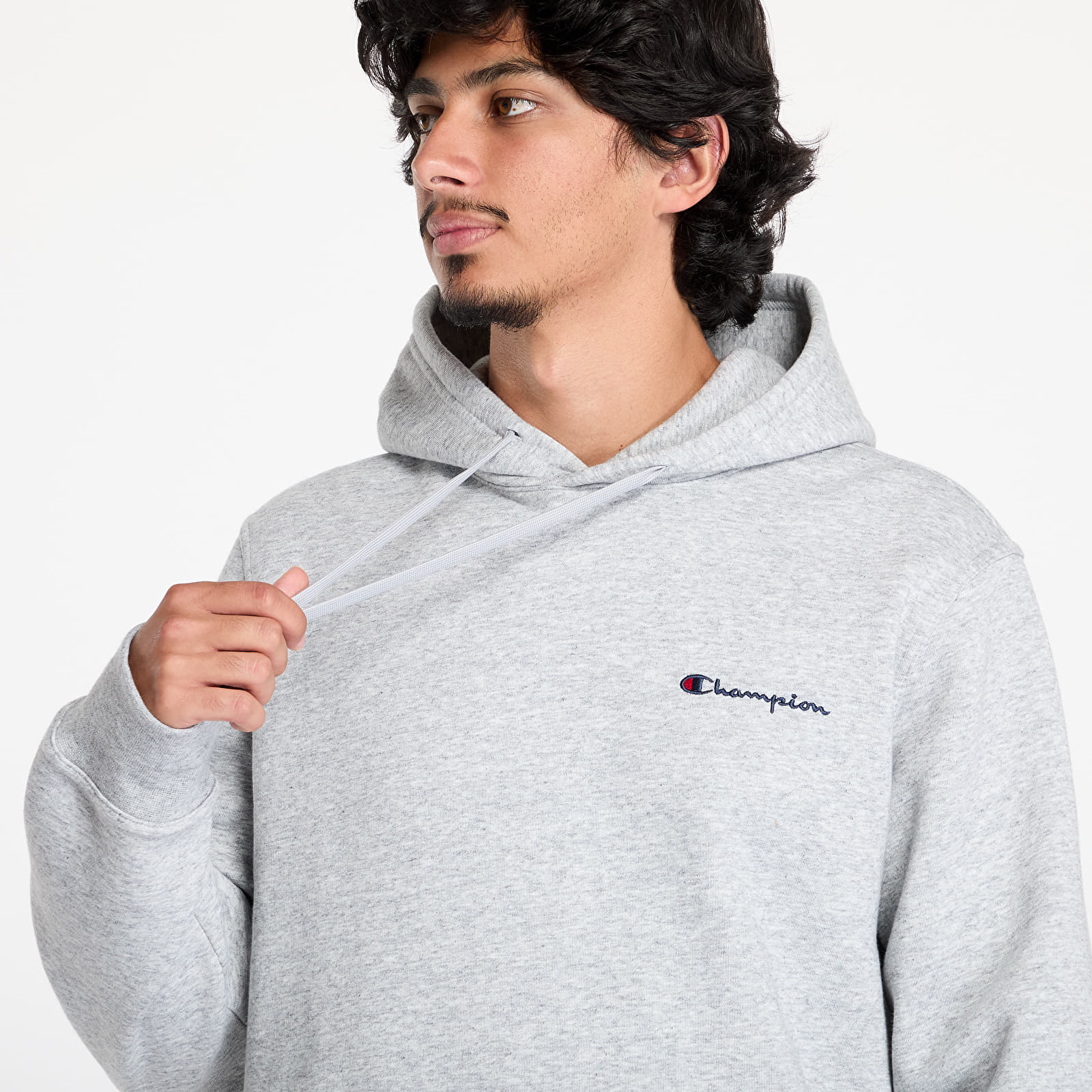 Miesten hupparit Champion Hooded Sweatshirt Light Grey
