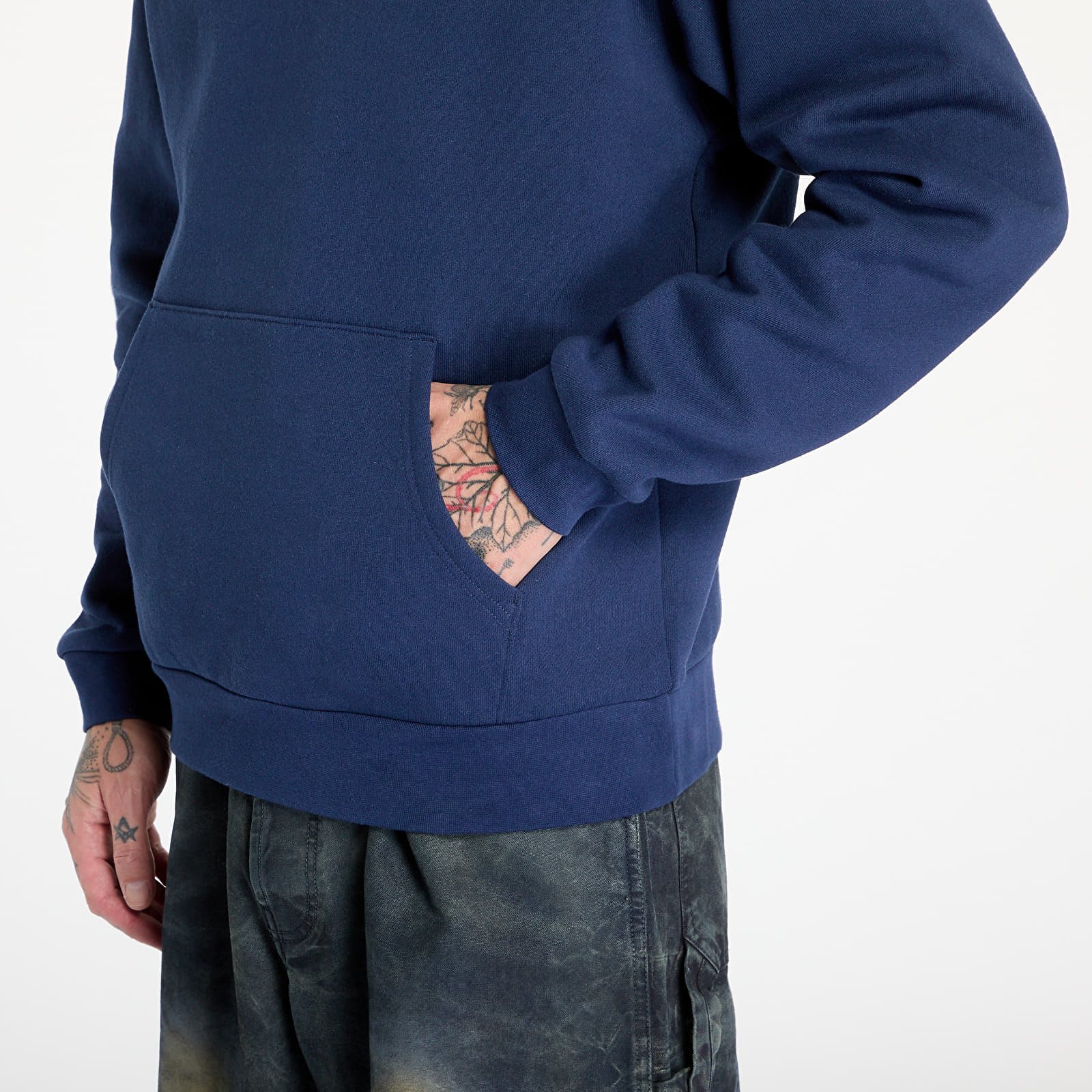 Hoodies für Männer OBEY Bold Star Extra Heavy Hoodie Academy Navy