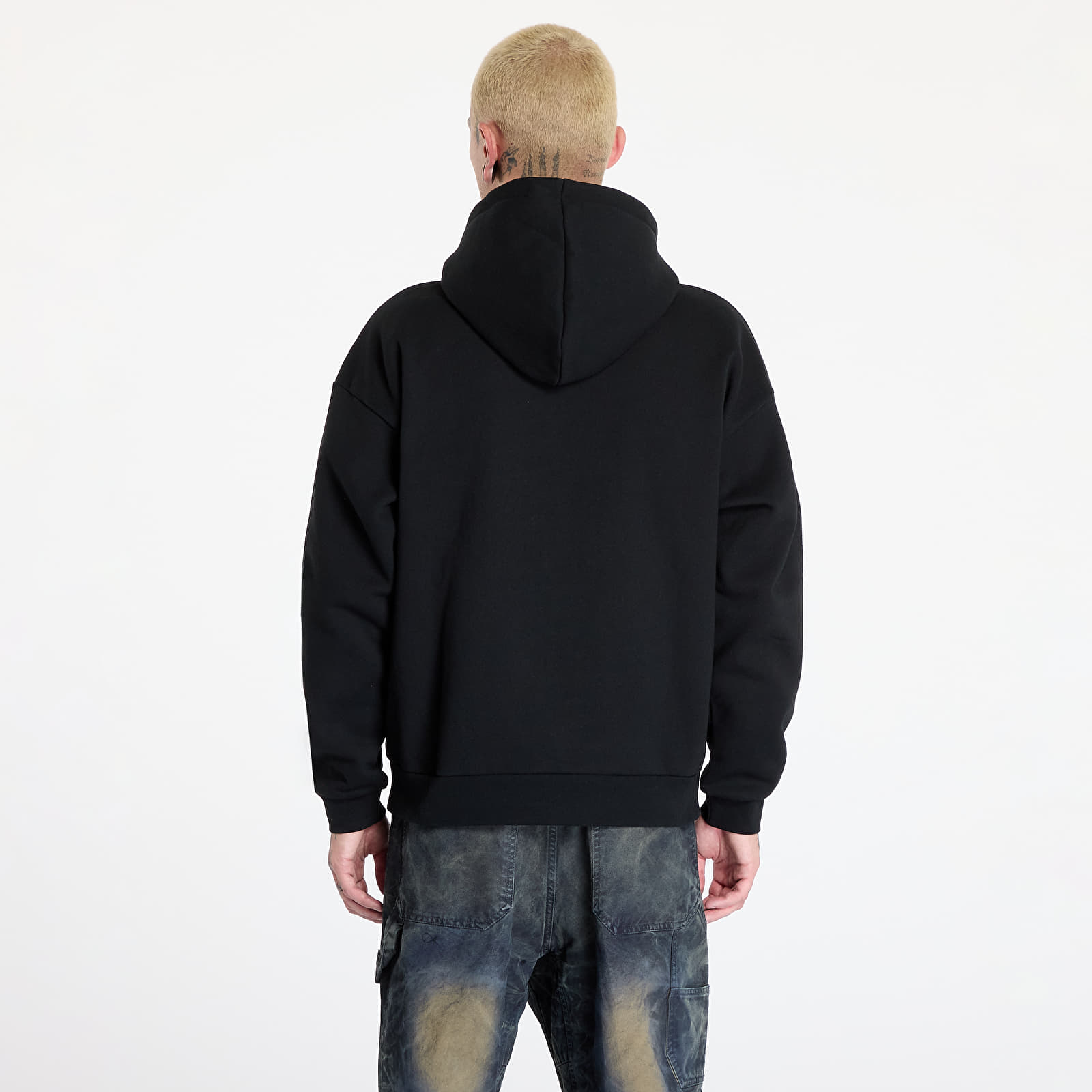 Hoodies für Männer OBEY Collegiate Extra Heavy Hoodie II Black