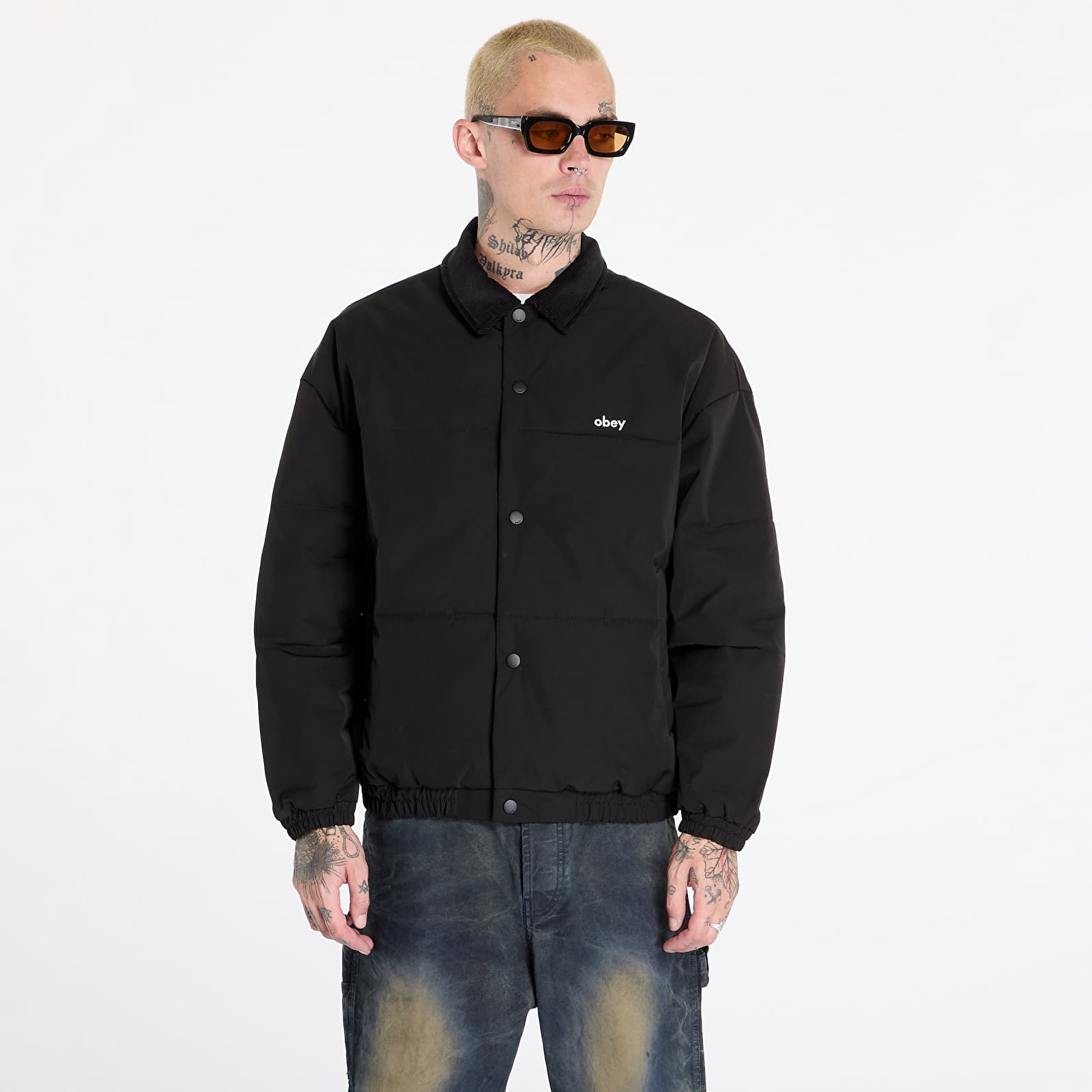 Obey black jacket sales