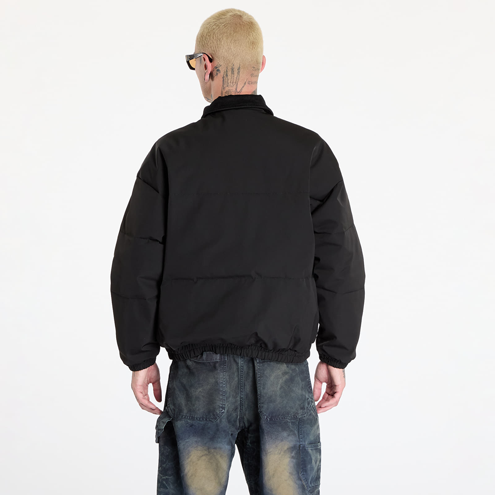 Kurtki męskie OBEY Whispers Jacket Black
