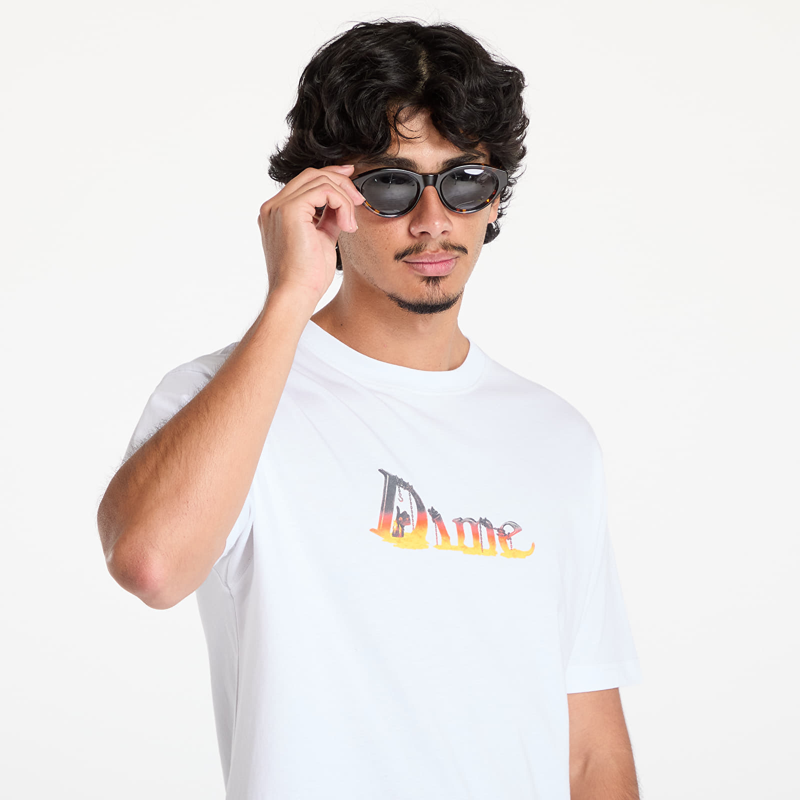 Trička DIME Classic Skynet T-Shirt UNISEX White