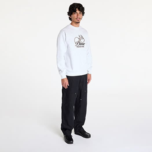 【Dime】CURSIVE POWER CREWNECK Bluzy DIME Cursive Power Crewneck UNISEX Ash | Footshop