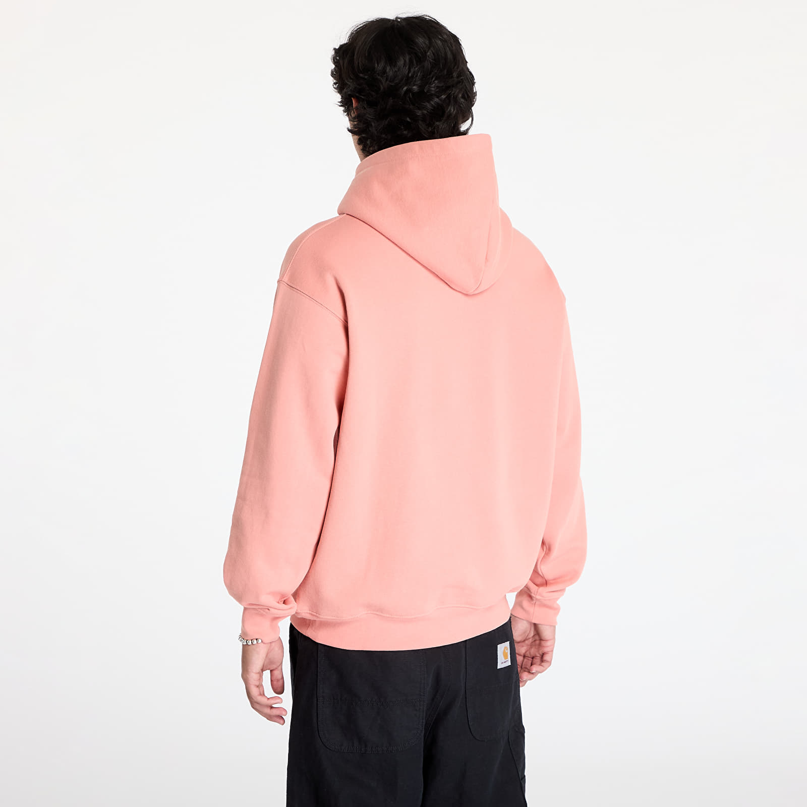 Hoodies and sweatshirts  DIME Classic Small Logo Hoodie UNISEX Pink Clay