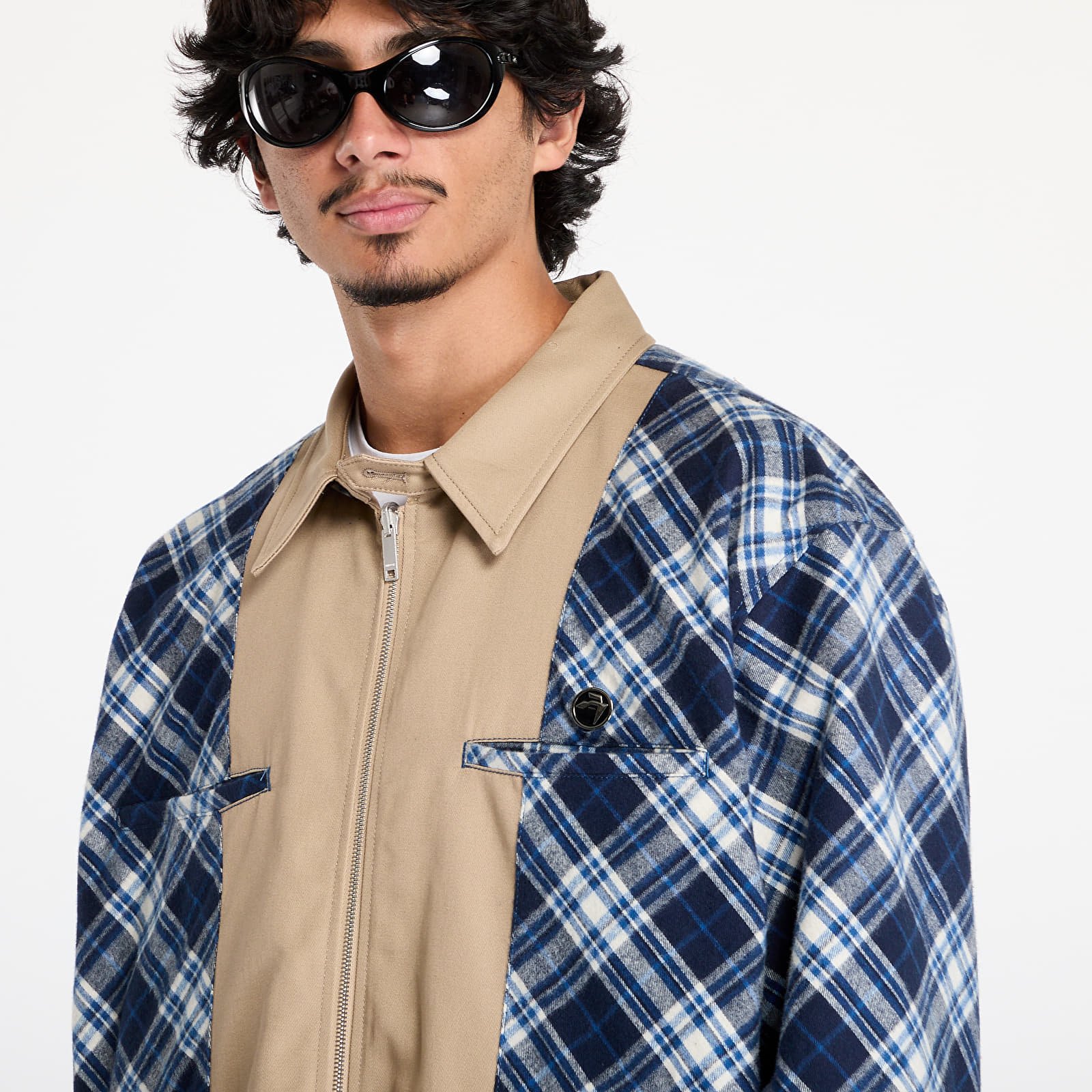 Jackets Ambush Chinos Blouson Navy/ Travertine