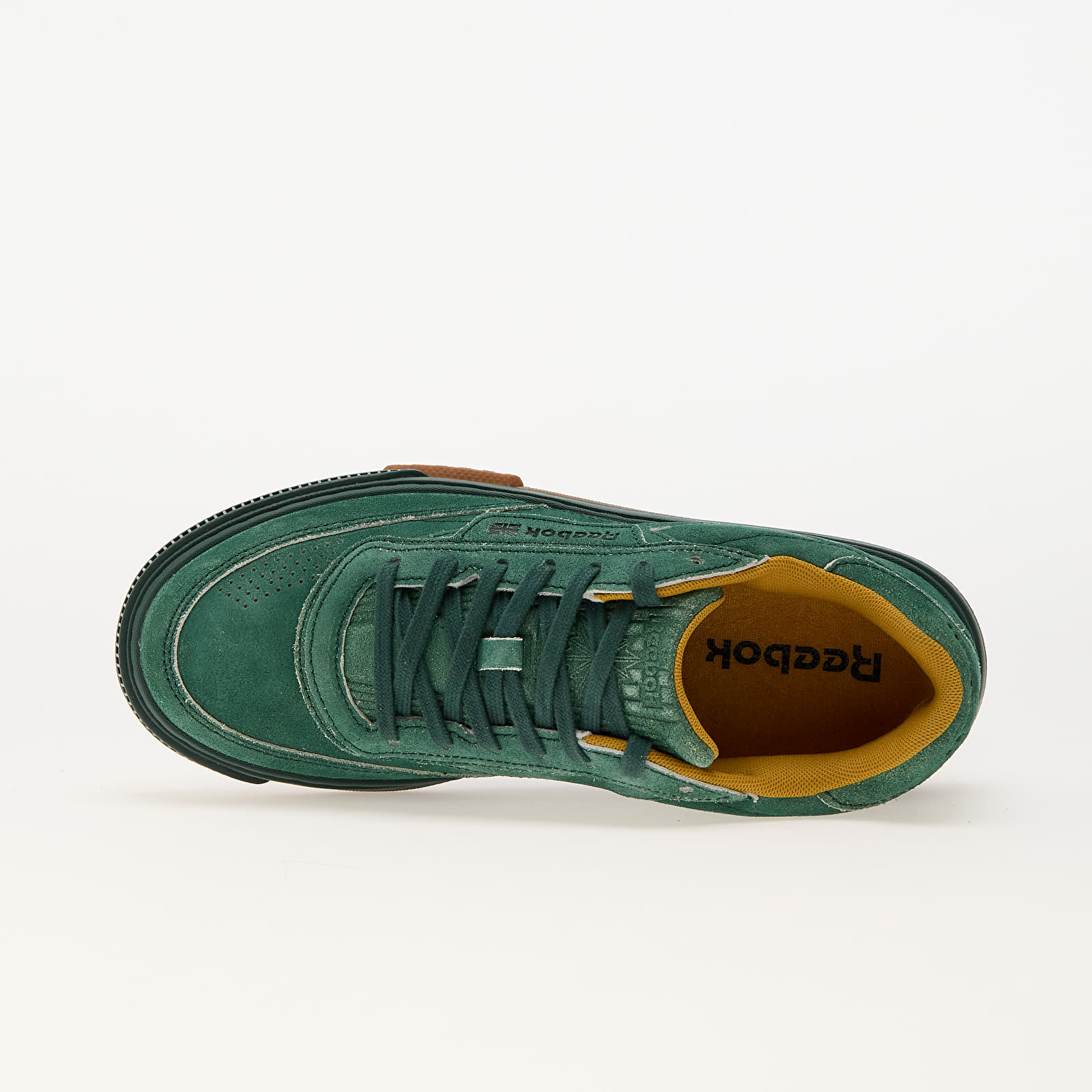 Herren Sneaker und Schuhe Reebok Club C LTD Green Edge Suede