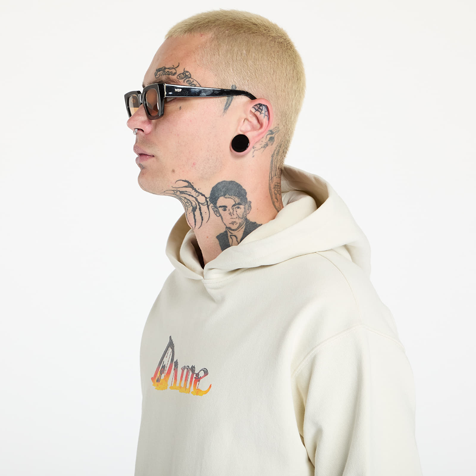 Hoodies and sweatshirts  DIME Classic Skynet Hoodie UNISEX Natural
