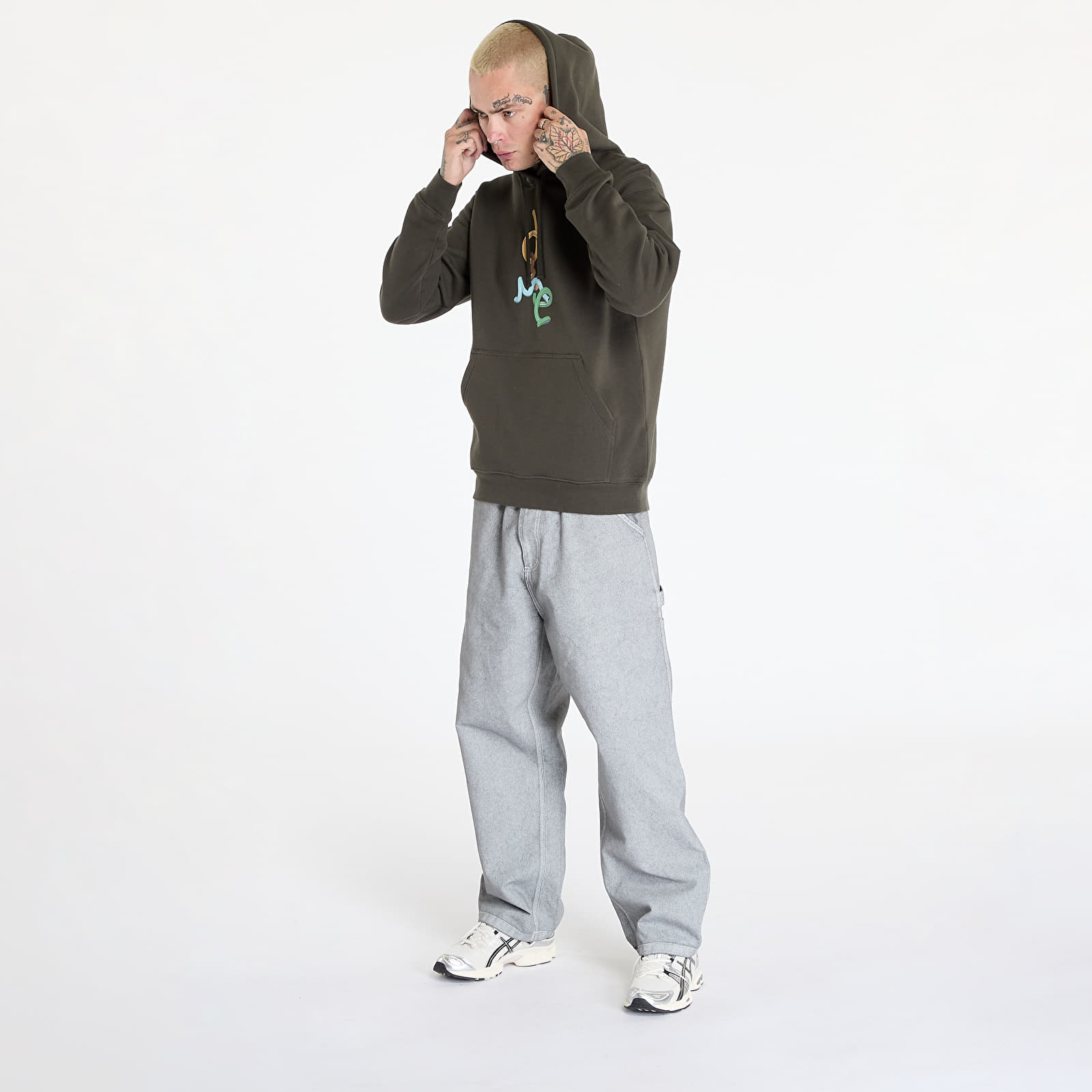 Bluzy DIME Play Hoodie UNISEX Vintage Black