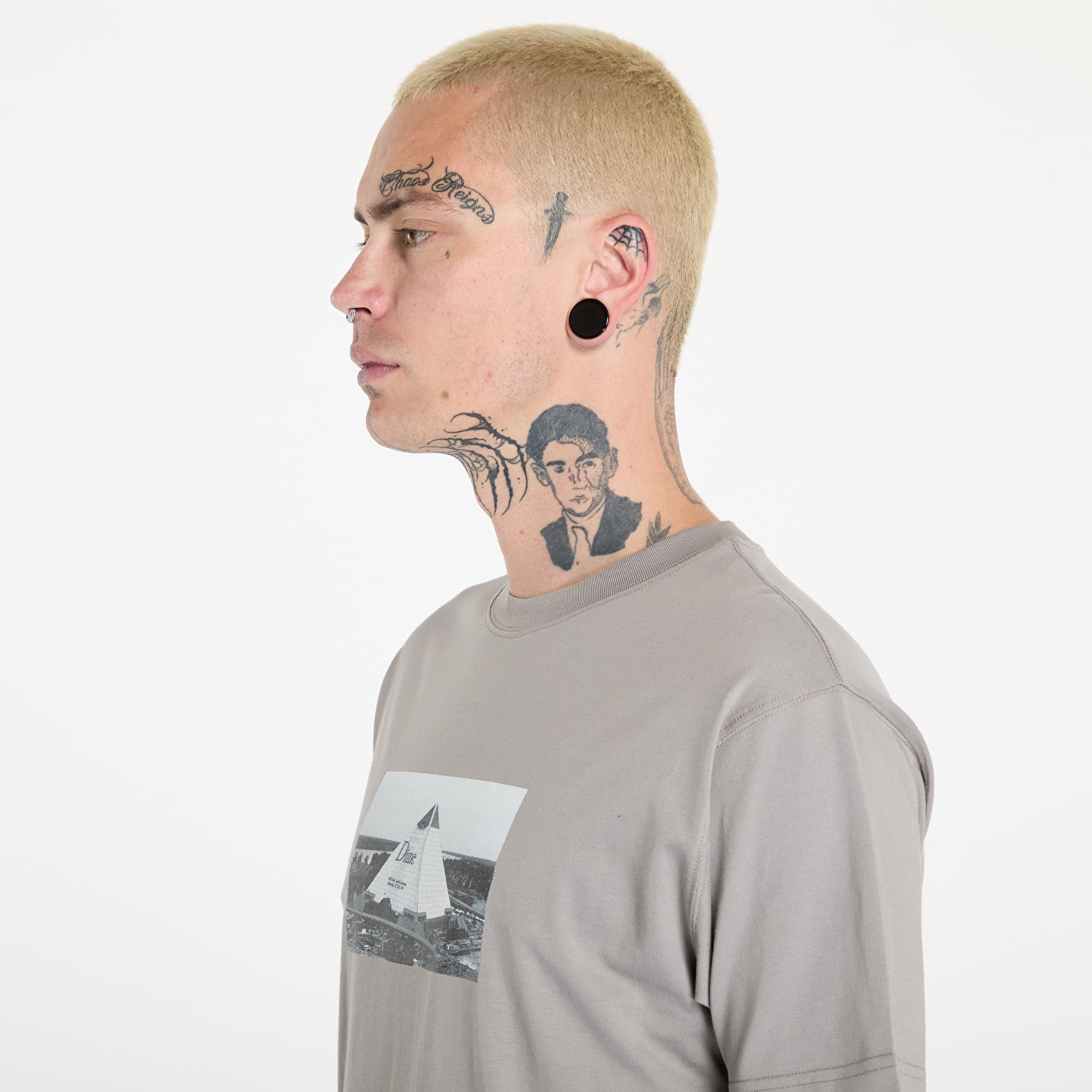 T-Shirts DIME Bass T-Shirt UNISEX Charcoal