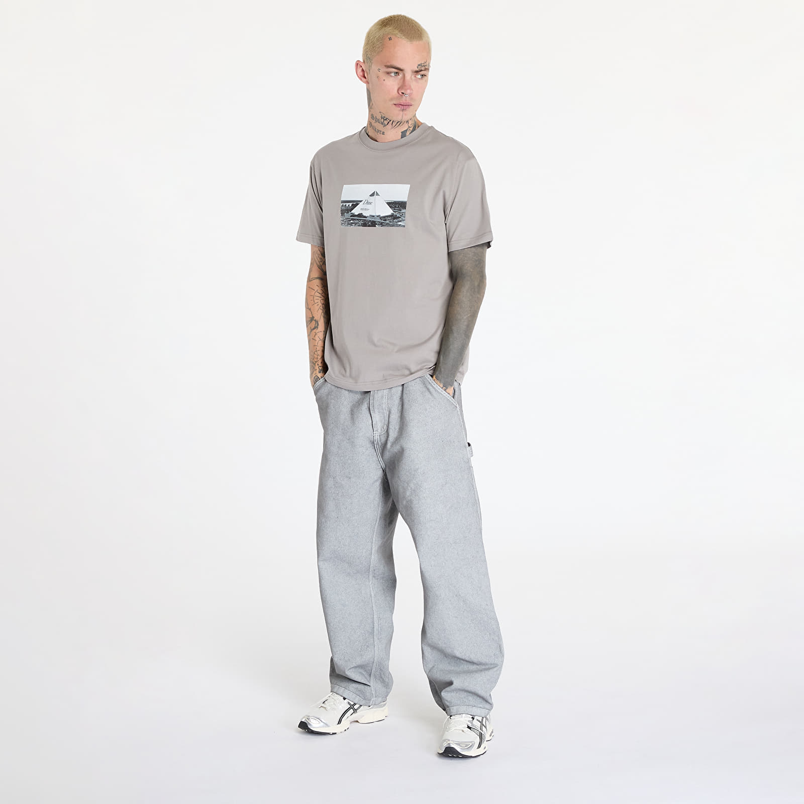 T-Shirts DIME Bass T-Shirt UNISEX Charcoal