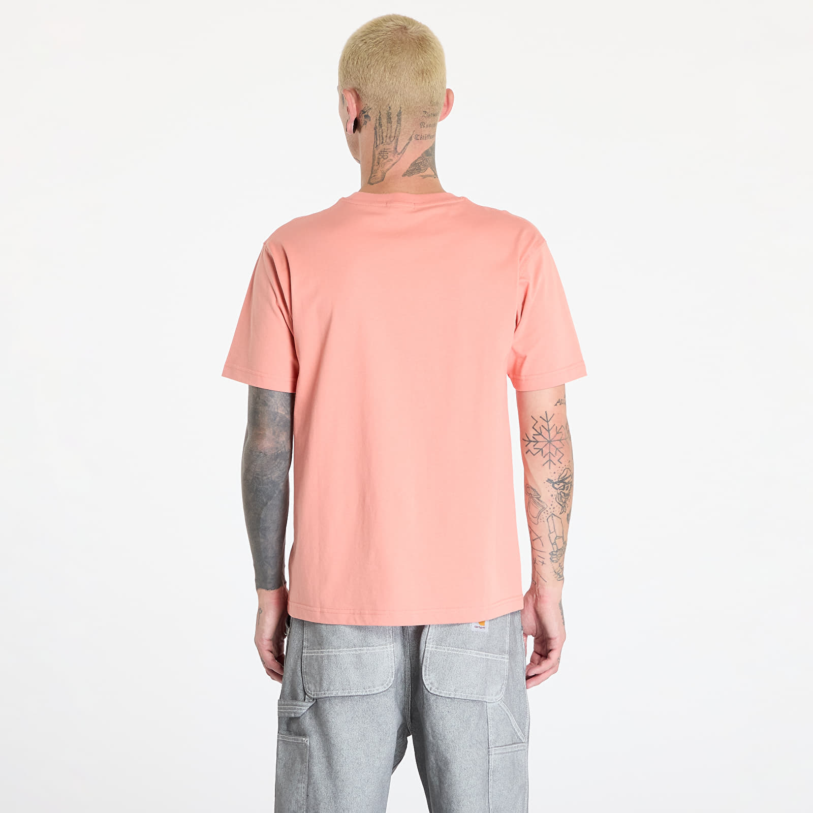 Koszulki DIME Classic Small Logo T-Shirt UNISEX Pink Clay