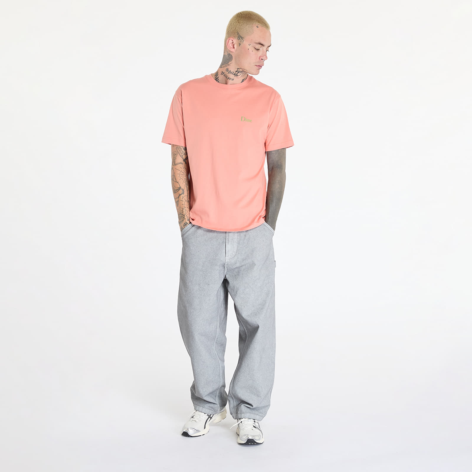 Koszulki DIME Classic Small Logo T-Shirt UNISEX Pink Clay