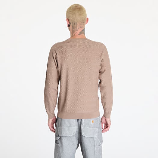 Pulls DIME Wave Cable Knit UNISEX Tan | Footshop Pulls DIME Wave Cable Knit UNISEX Tan | Footshop
