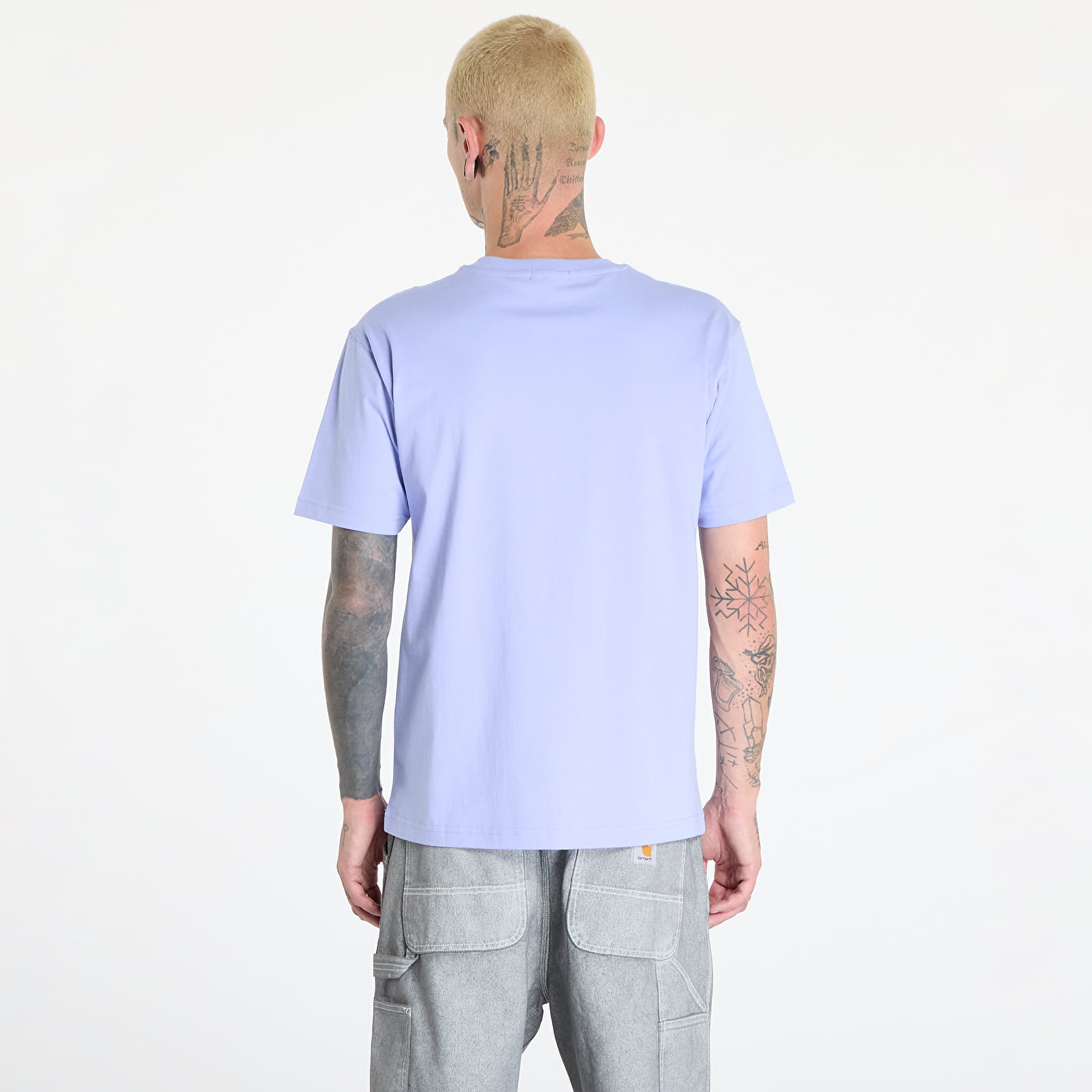 Trička DIME Classic Small Logo T-Shirt UNISEX Light Indigo