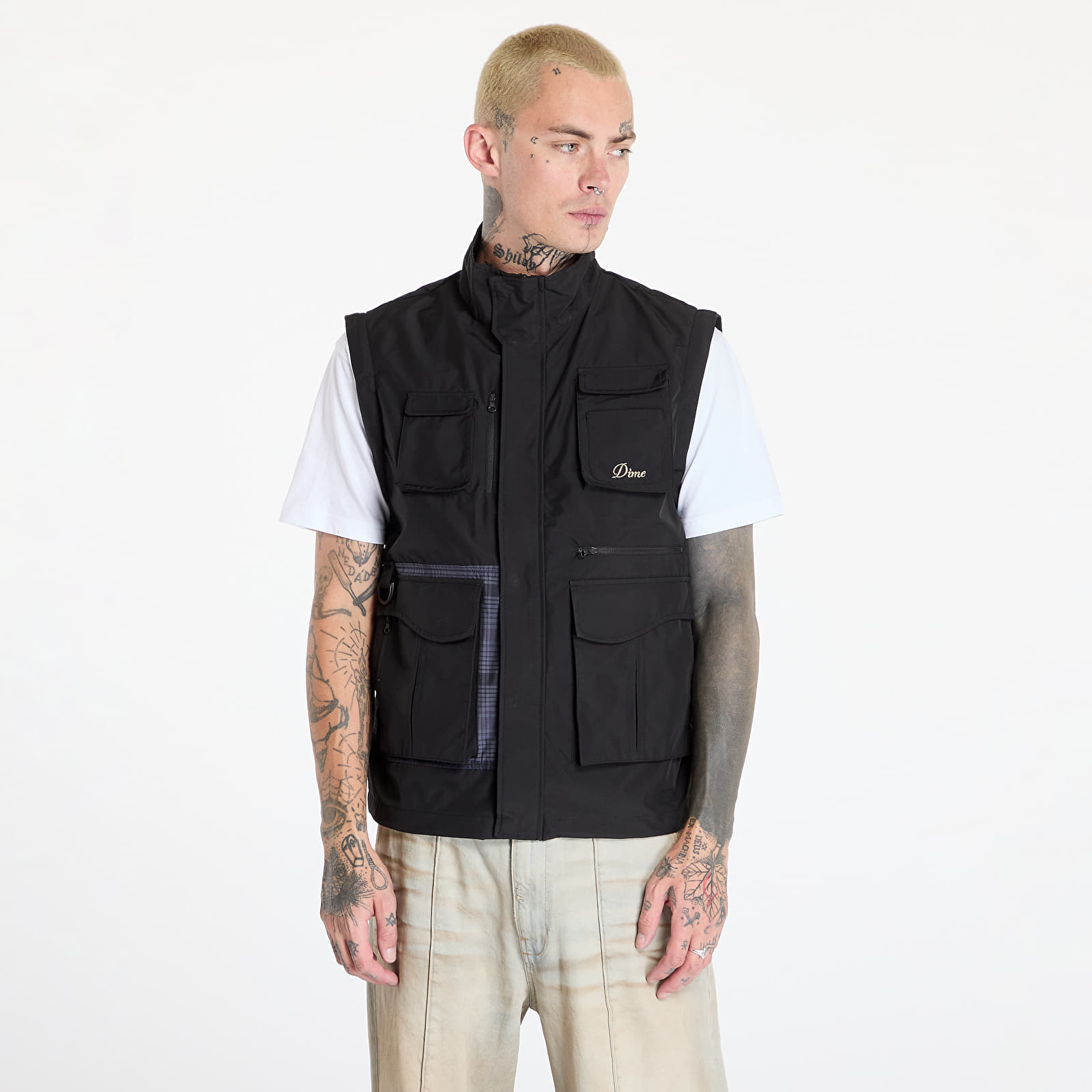 Raincoats DIME Fishing Zip-Off Jacket UNISEX Black