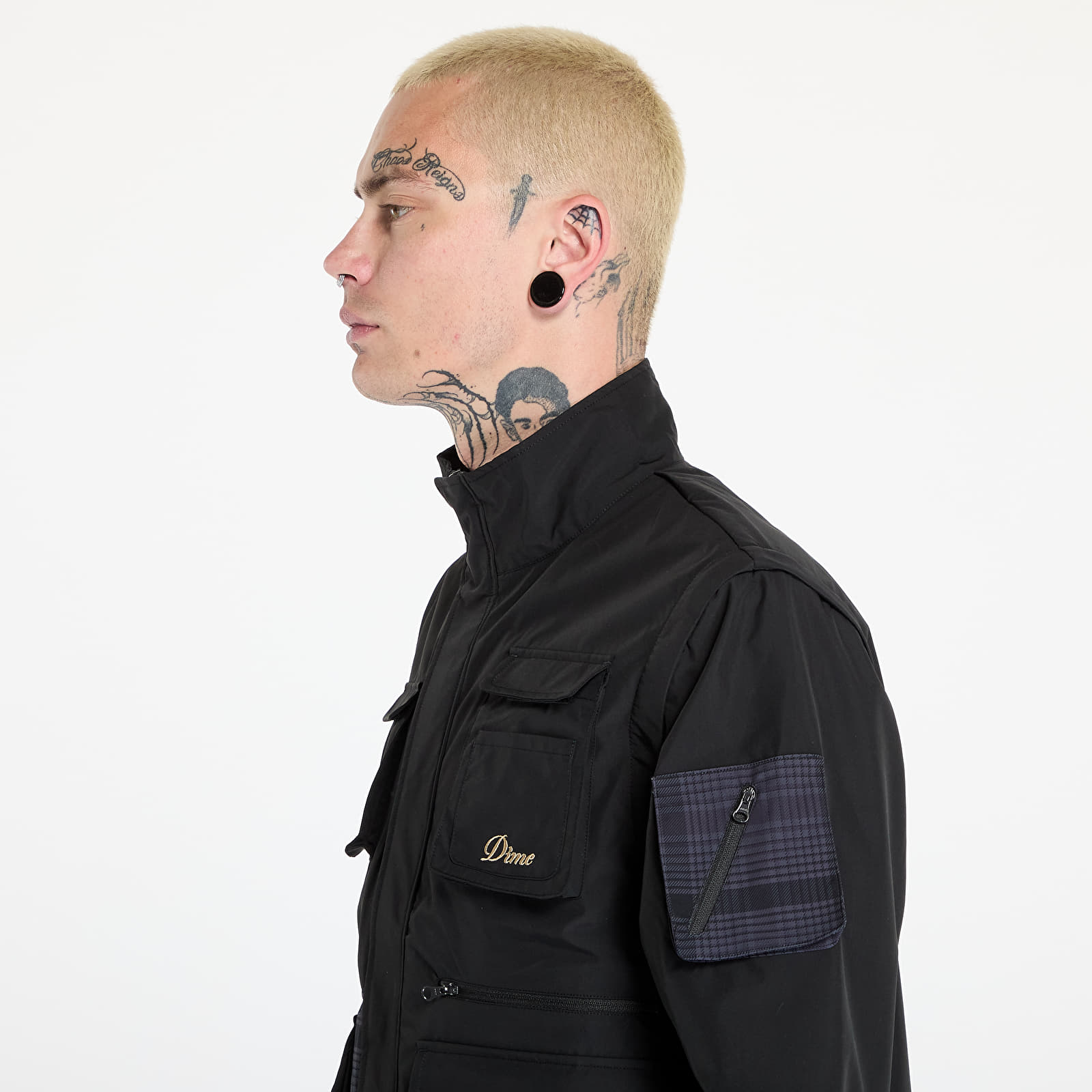 Raincoats DIME Fishing Zip-Off Jacket UNISEX Black