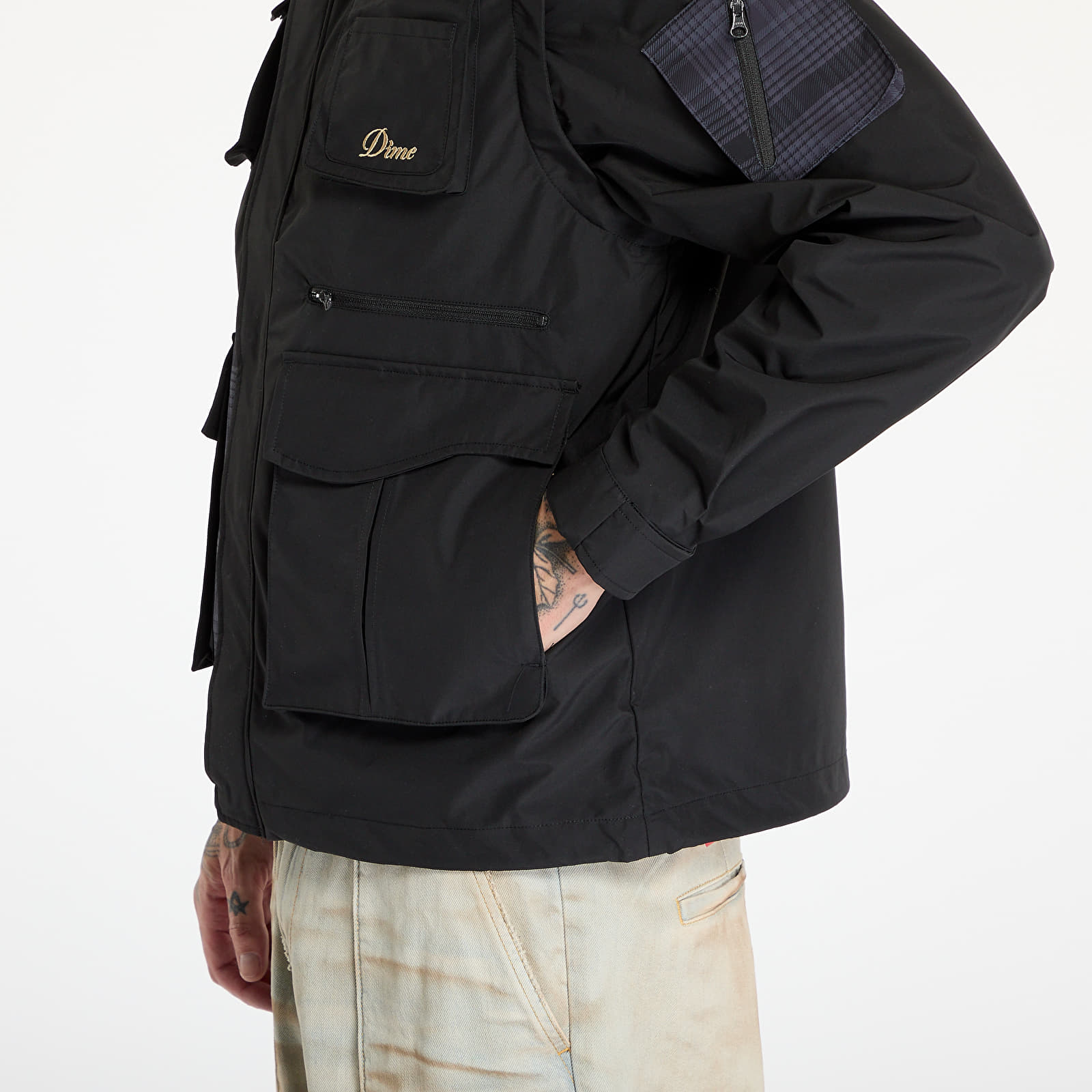 Raincoats DIME Fishing Zip-Off Jacket UNISEX Black