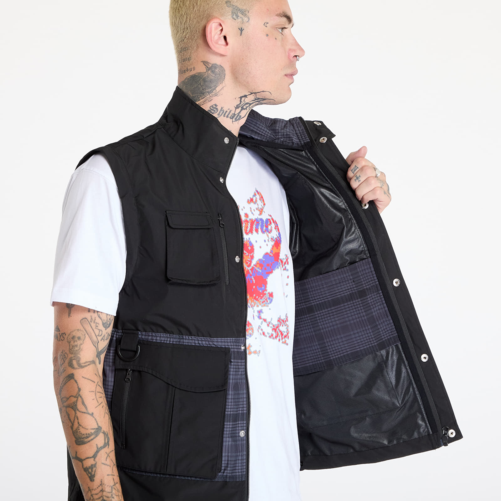 Raincoats DIME Fishing Zip-Off Jacket UNISEX Black