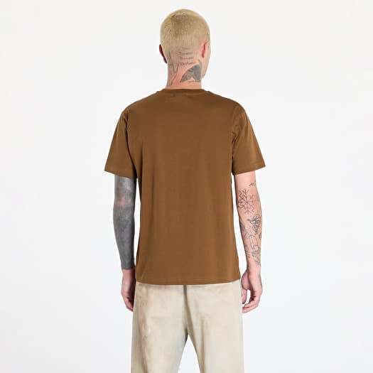 【DIME】 Cursive Power T-Shirt Brown Dime Men's Cursive Power T-Shirt in Dark Brown Dime