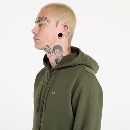Green tommy hoodie discount
