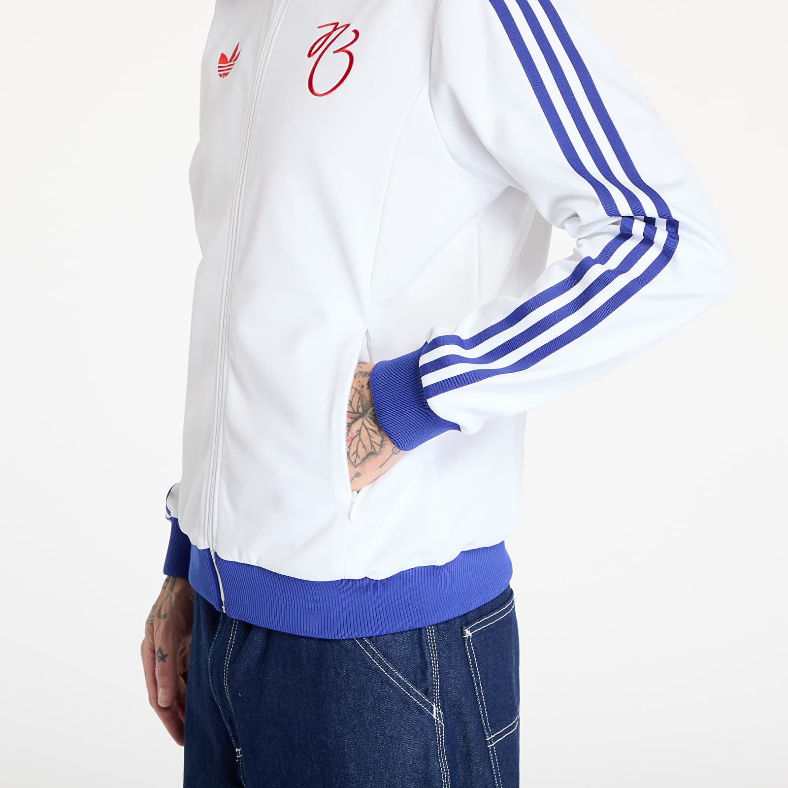 Bluzy adidas Jude Bellingham Track Top White