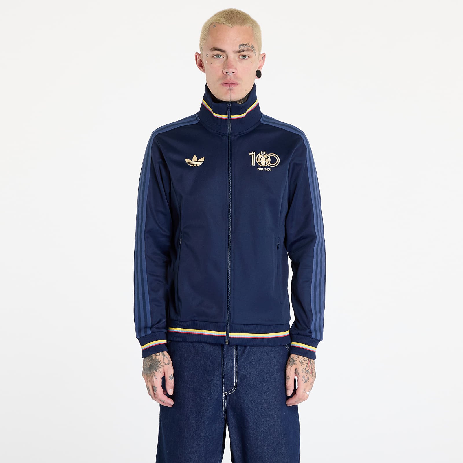 Sudaderas adidas FCF Anniv Track Top Night Indigo/ Tech Indigo