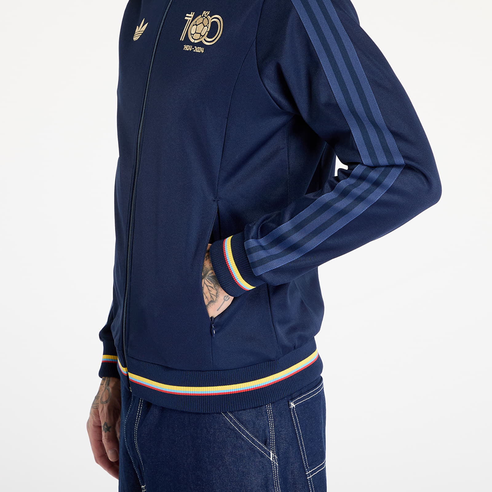 Sudaderas adidas FCF Anniv Track Top Night Indigo/ Tech Indigo