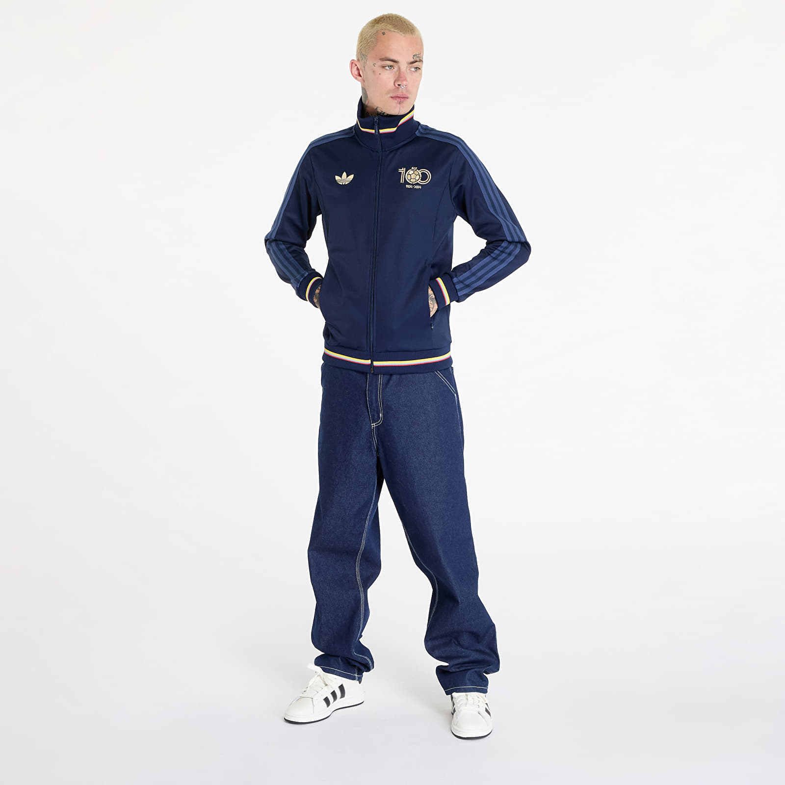 Sudaderas adidas FCF Anniv Track Top Night Indigo/ Tech Indigo