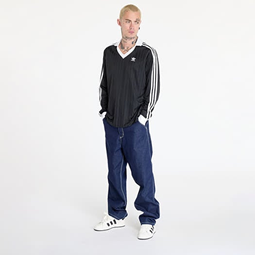 T shirt adidas Adicolor Pique Football Long Sleeve T Shirt