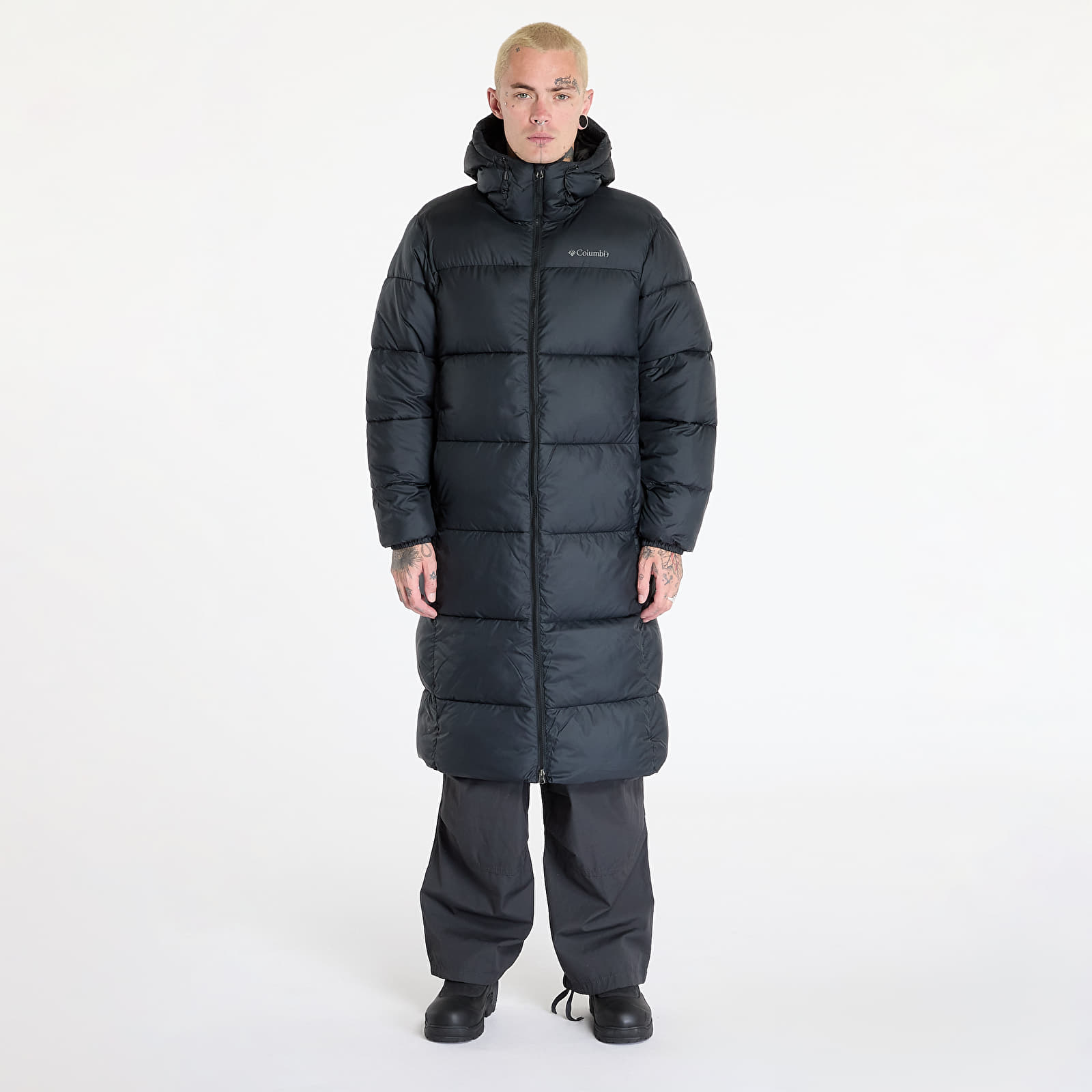 Férfi parkák Columbia Puffect™ Long Parka Black