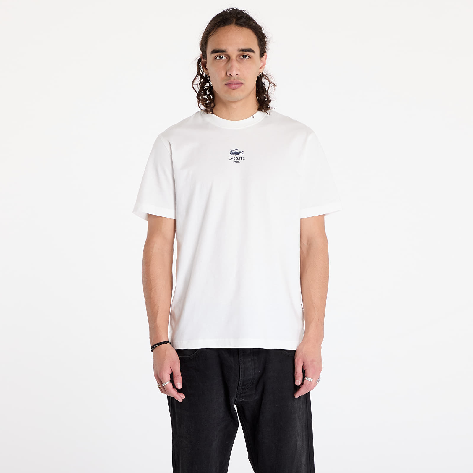 T shirt lacoste signature cheap