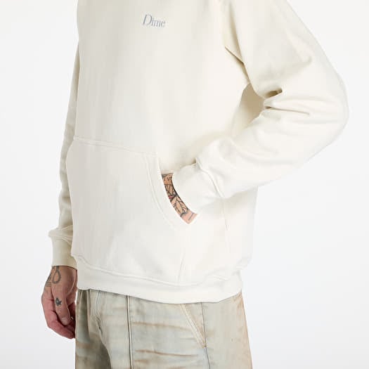 ■Dime■ Classic Small Logo Hooded T-Shirt White Dime Classic Small Logo T - Shirt White | Full-zip hoodie in