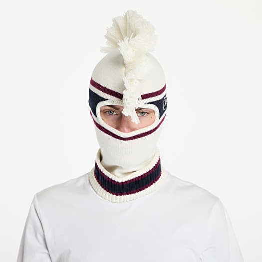 Čepice Ambush Fringe Knit Balaclava Tofu/ Tofu