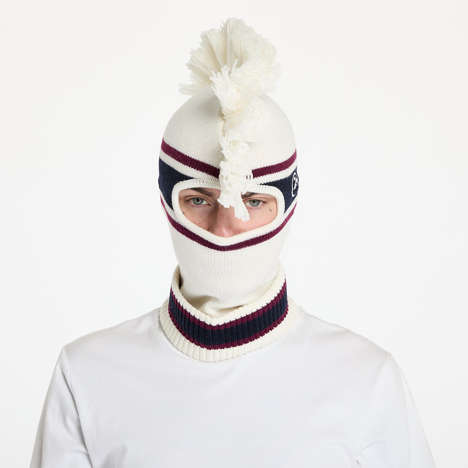 Hats Ambush Fringe Knit Balaclava Tofu/ Tofu
