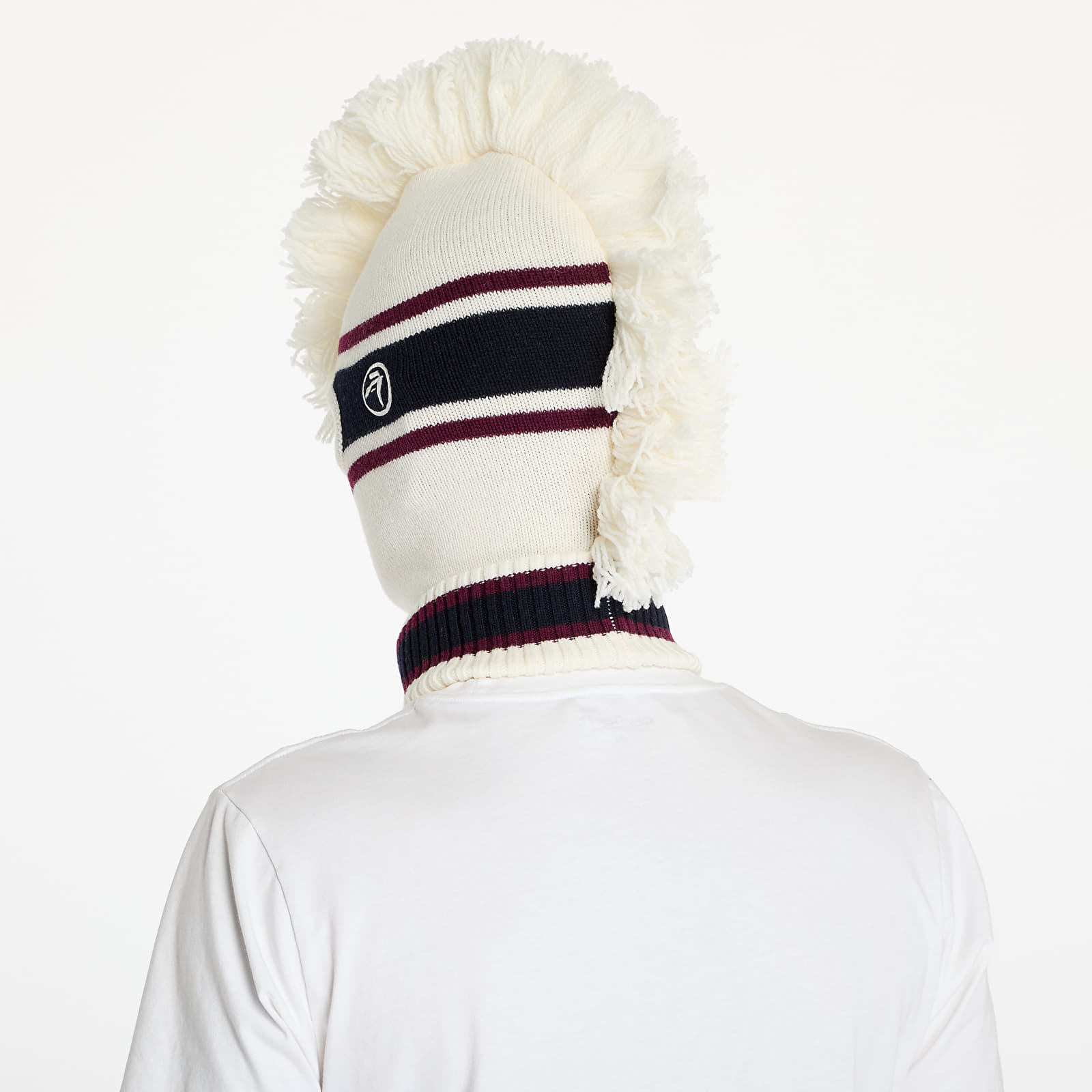 Hats Ambush Fringe Knit Balaclava Tofu/ Tofu