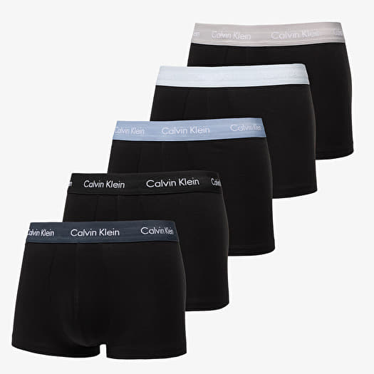 Boxerky Calvin Klein Low Rise Trunk 5-Pack Black