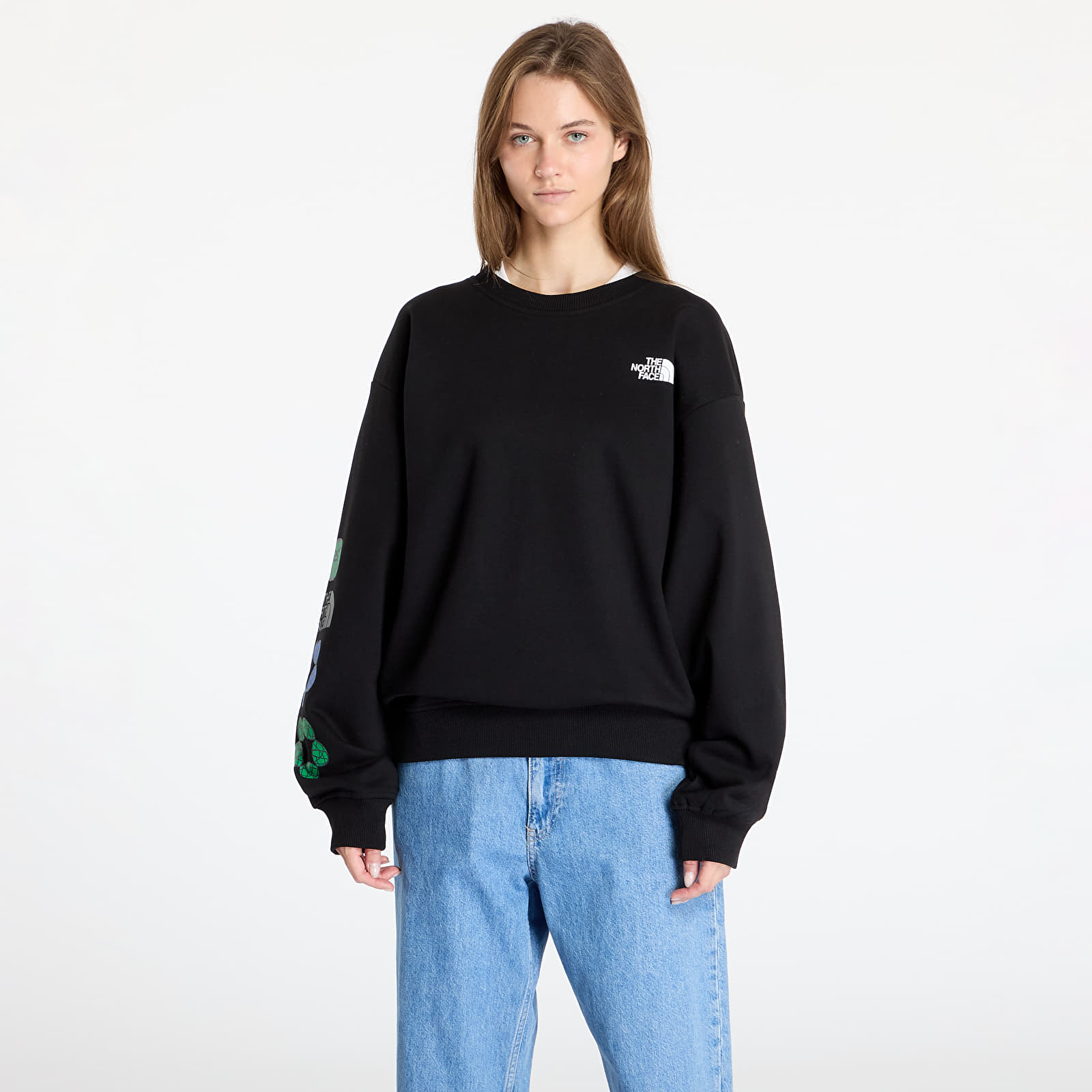 Men's hoodies The North Face x Yinka Ilori Graphic Crewneck Sweatshirt TNF Black