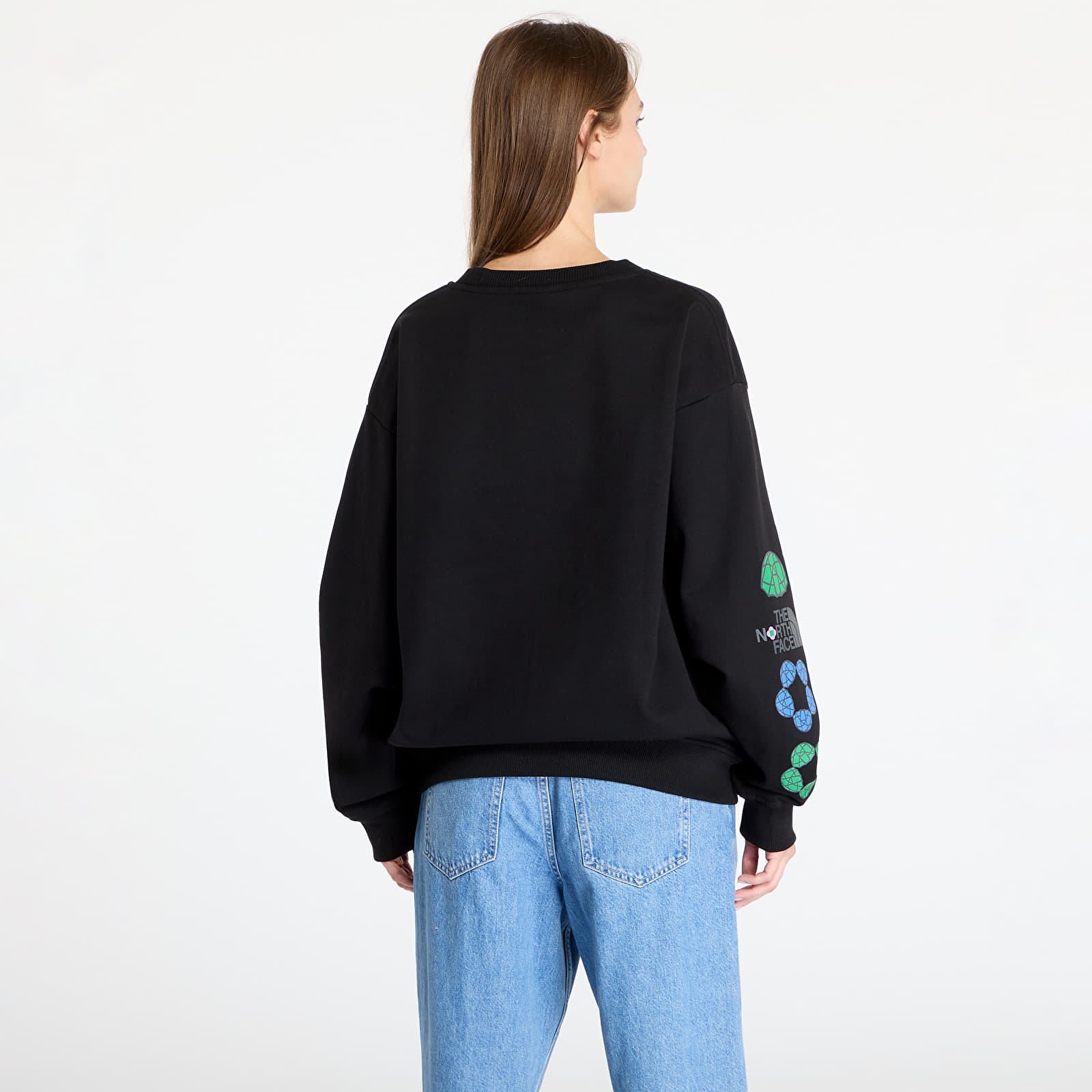 Men's hoodies The North Face x Yinka Ilori Graphic Crewneck Sweatshirt TNF Black