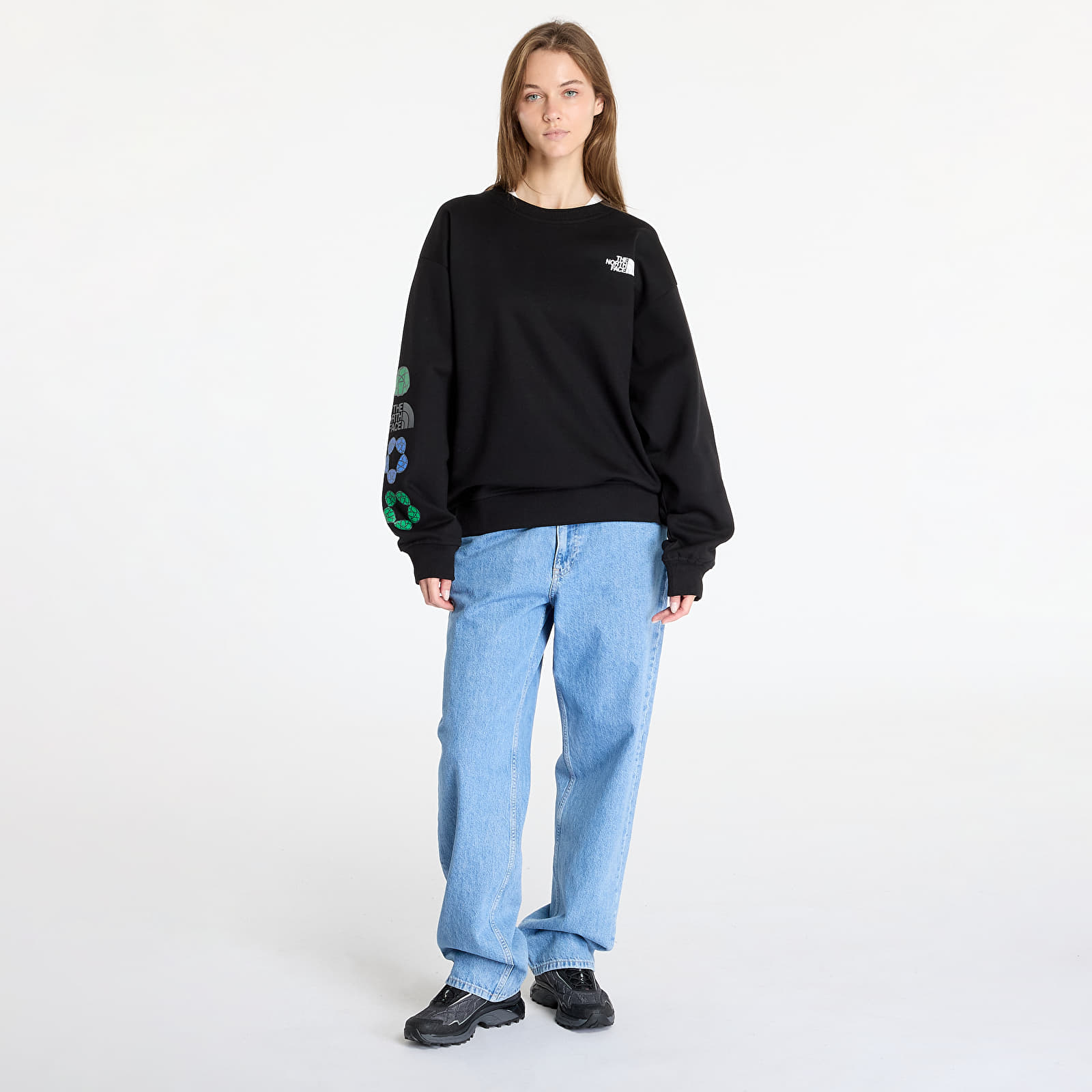 Men's hoodies The North Face x Yinka Ilori Graphic Crewneck Sweatshirt TNF Black