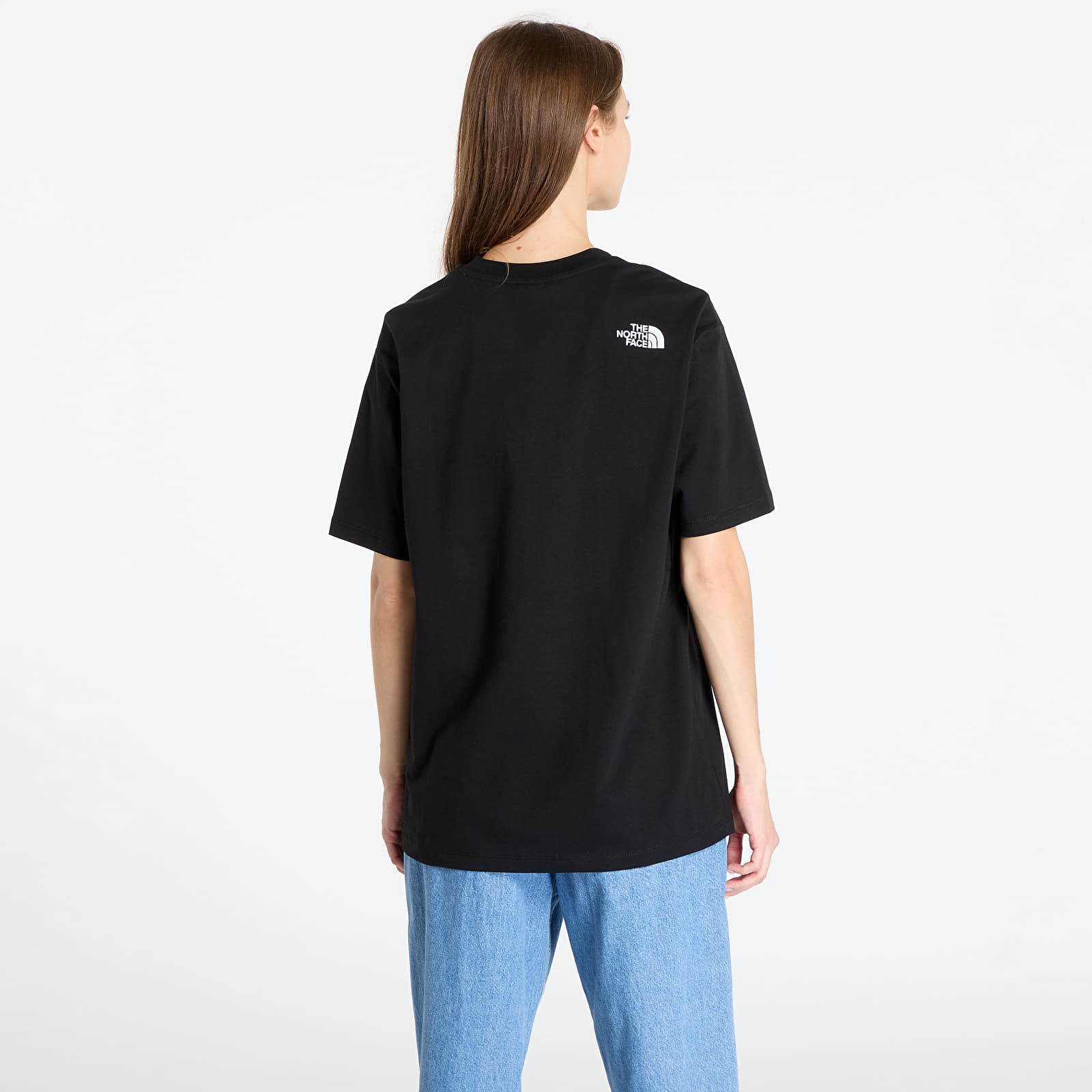 Naisten T-paidat The North Face Ss Essential Os Tee TNF Black