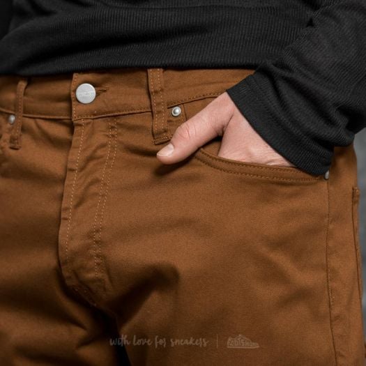 Pants Carhartt WIP Klondike Pant Hamilton Brown Rinsed Footshop
