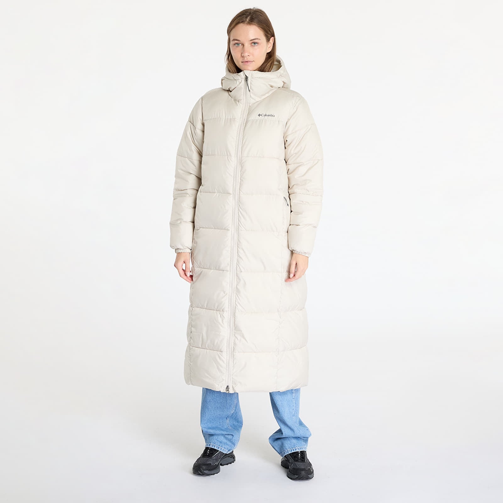 Piumino Columbia Puffect II, Taglia M, Colore Beige (Dark Stone/Del) - Giacca Invernale Imbottita Da Uomo/donna