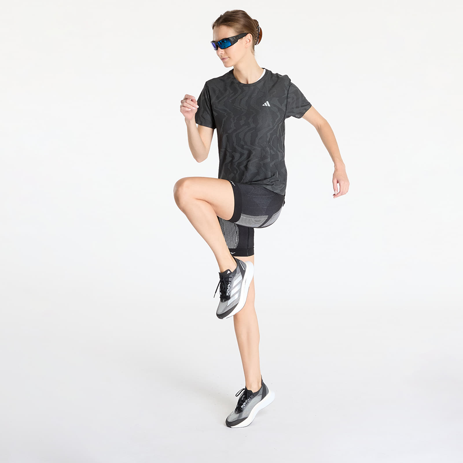 Pólók adidas Ultimate HEAT.RDY Engineered Running Tee Black
