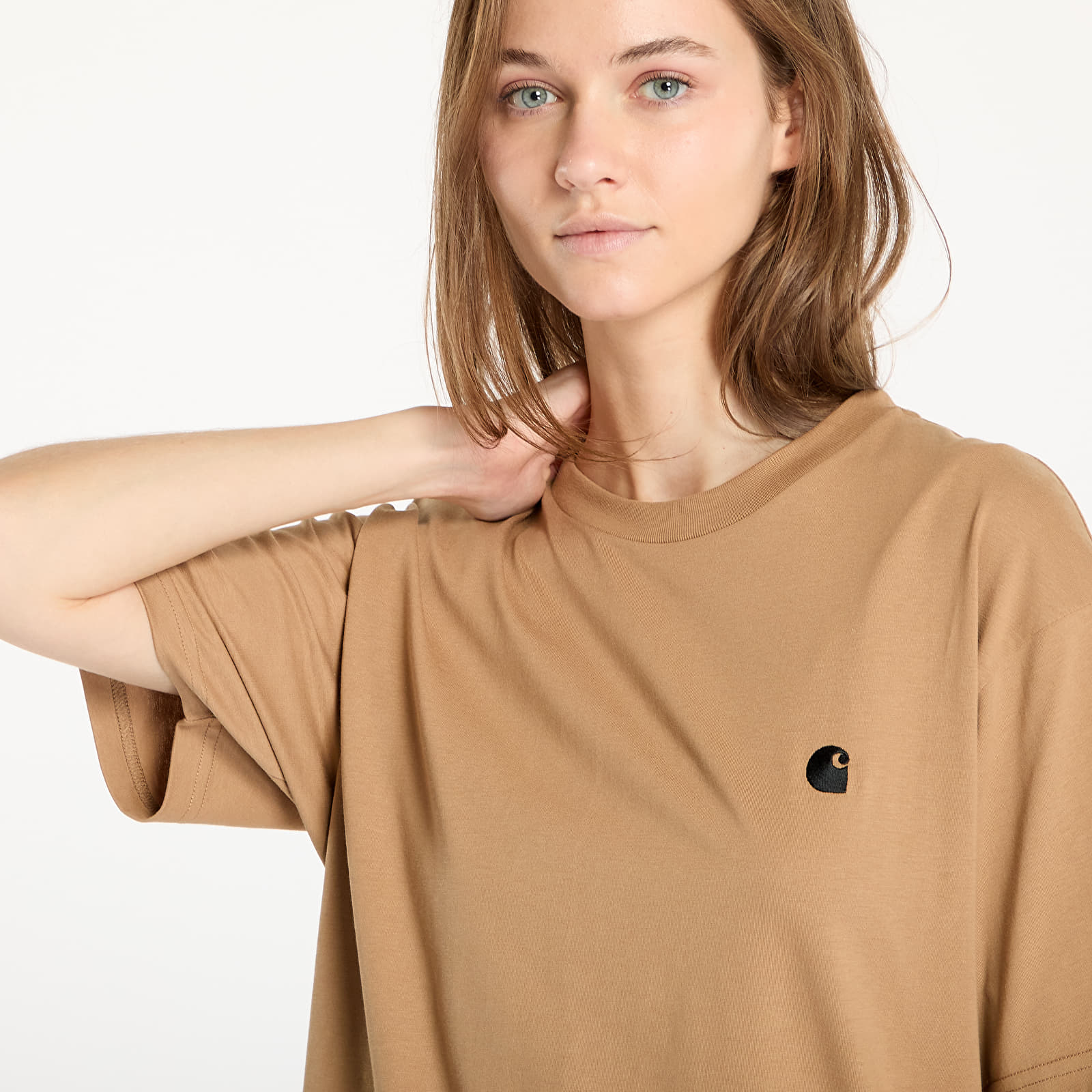 Camisetas de hombre Carhartt WIP S/S Madison T-Shirt UNISEX Peanut/ Black