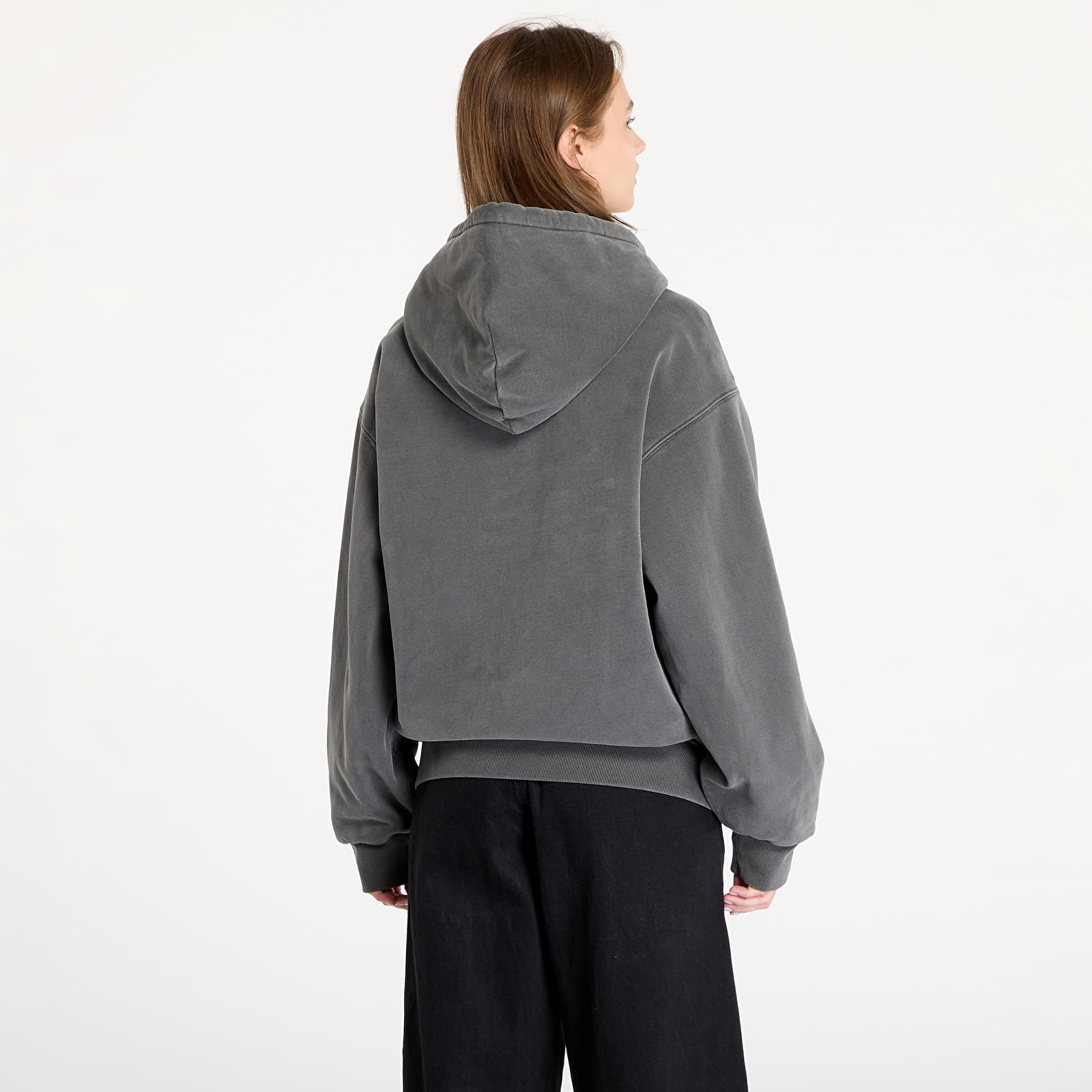 Bluzy z kapturem Carhartt WIP Hooded Vista Jacket UNISEX Graphite Garment Dyed