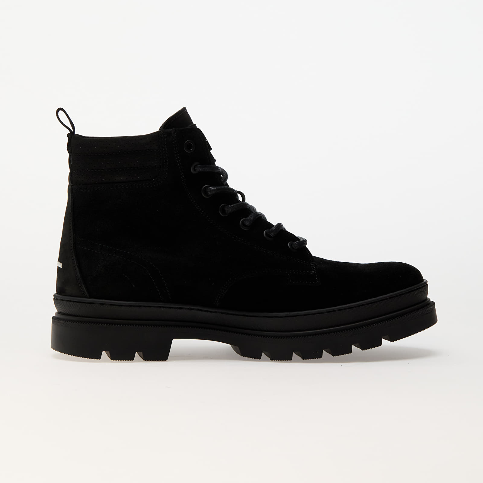 Férfi cipők Filling Pieces Josh Suede Black