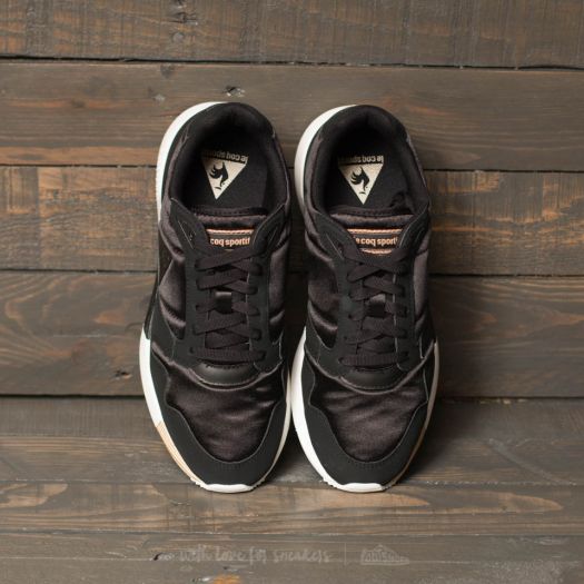 Chaussures et baskets femme le coq sportif Omega X W Satin Black Rose Gold Footshop